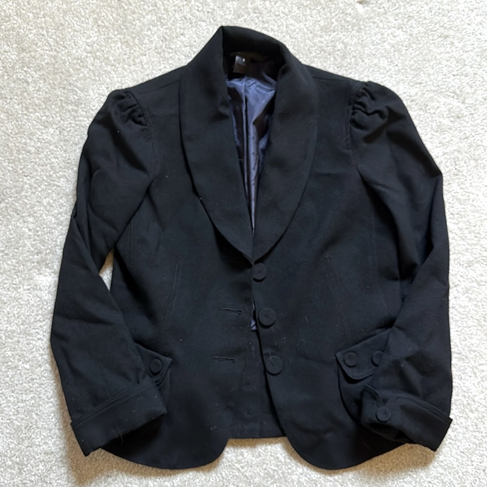 Marc Jacobs Black Suit Jacket, Size 8 (around a Medium)